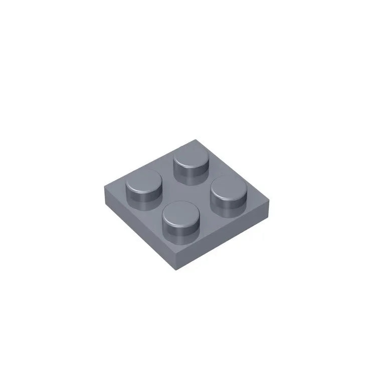 Gobricks Plate 2 x 2 Building Block | Compatible with Lego 3022 lifestyle view