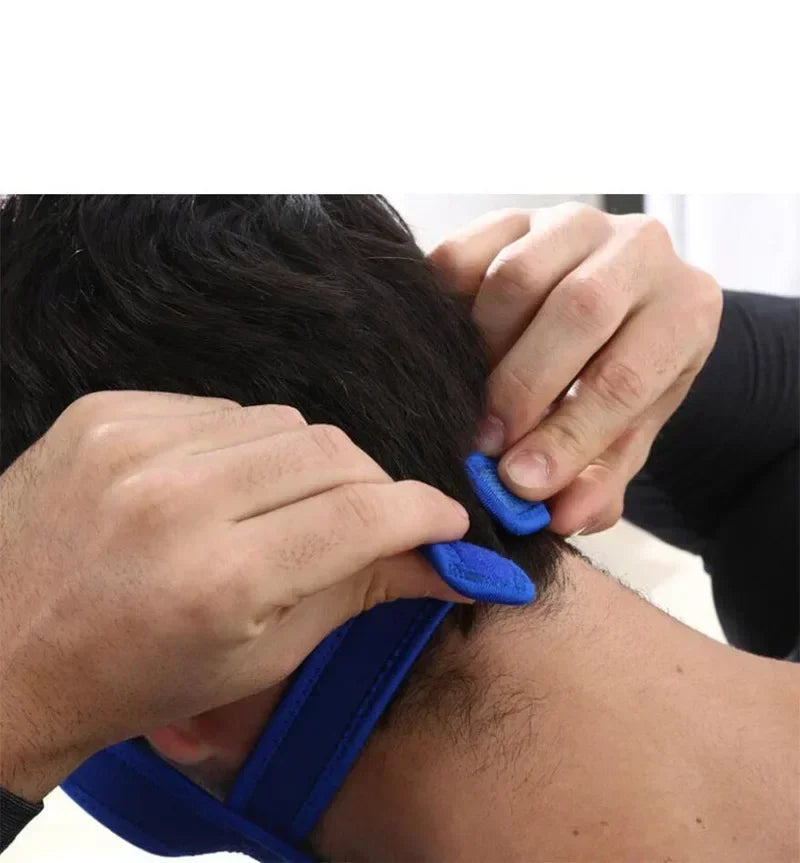 Adjustable Neoprene Anti-Snoring Chin Strap | Sleep Aid for Snoring Relief close-up view
