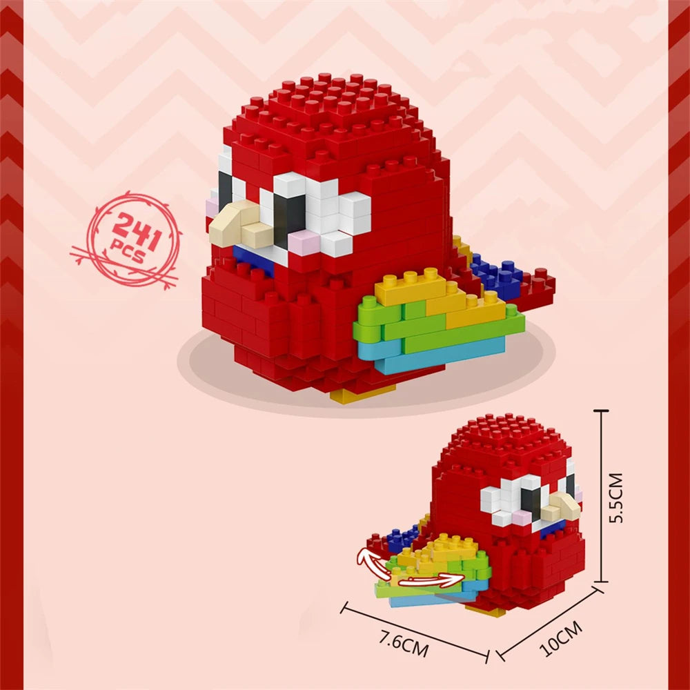 Cute Bird Building Blocks Set | Creative Educational Toy for Teens and Adults lifestyle view