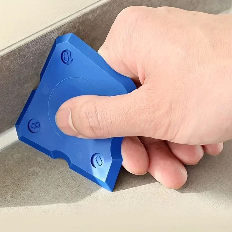 4pcs Silicone Glass Cement Scraper Sealant Grout Remover Tool Home Finishing Caulking Tools Home Cleaning Hand Spatula Tool