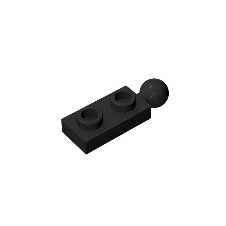 Gobricks GDS-852 Plate Modified 1 x 2 with Tow Ball on End | Building Block for DIY C alternate view