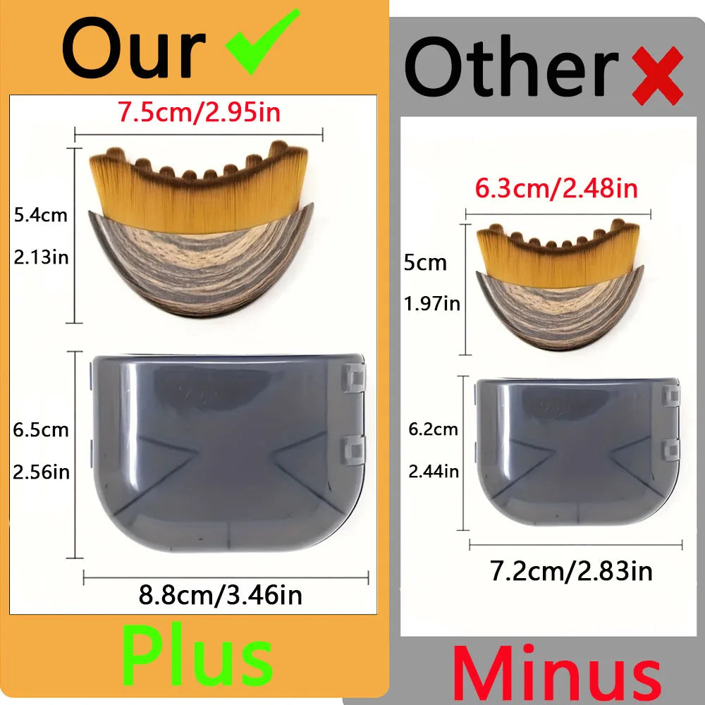 1 PCS Lymphatic Contour Face Brush with Storage Box Lymphatic Drainage Brush for Fa additional angle