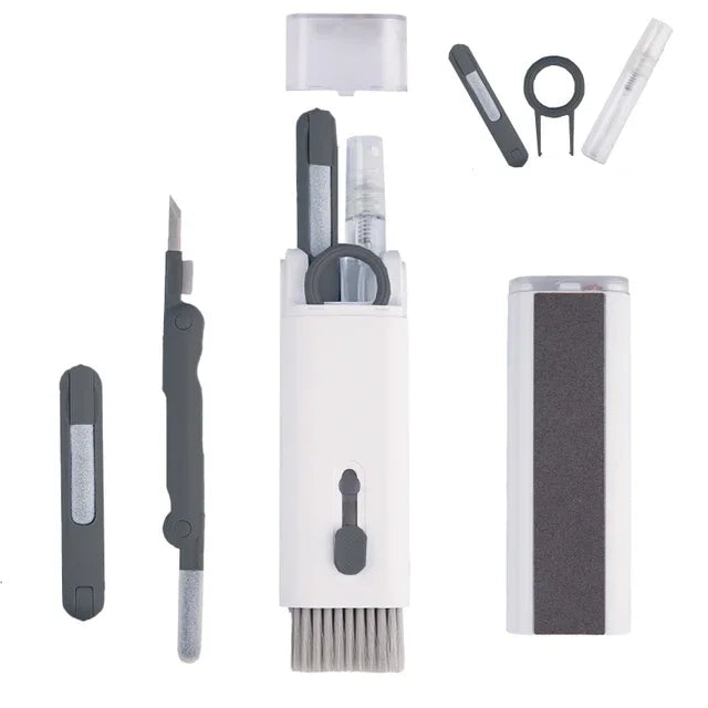 7-in-1 Computer Keyboard Cleaner Brush Kit Earphone Cleaning Pen close-up view