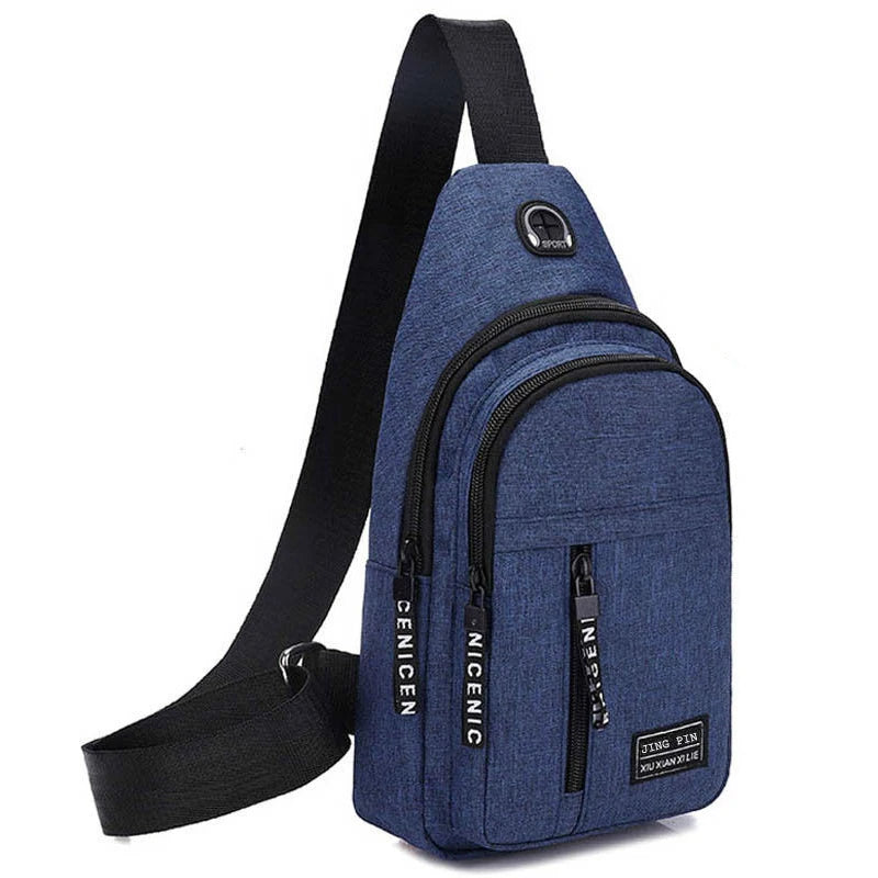 Men's Travel Sling Bag | Multifunctional Crossbody Chest Pack additional angle