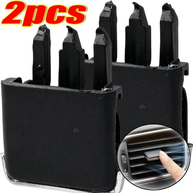 1/2pcs Car Air Vent Paddle Clip Dashboard Air Conditioner Outlet Adjustment Lever Auto Interior Repa