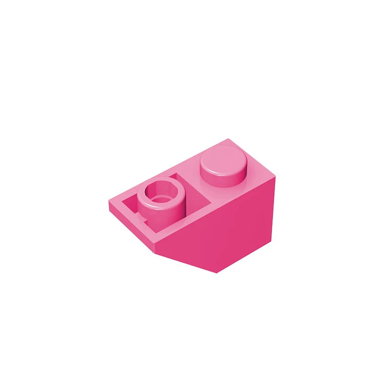 Gobricks GDS-597 Slope, Inverted 45 2x1 | Compatible Building Block for DIY additional angle