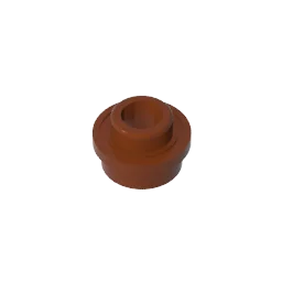 PL.ROUND 1X1 W. THROUGHG. HOLE Building Blocks 85861 28626 | Compatible with Lego MOC close-up view