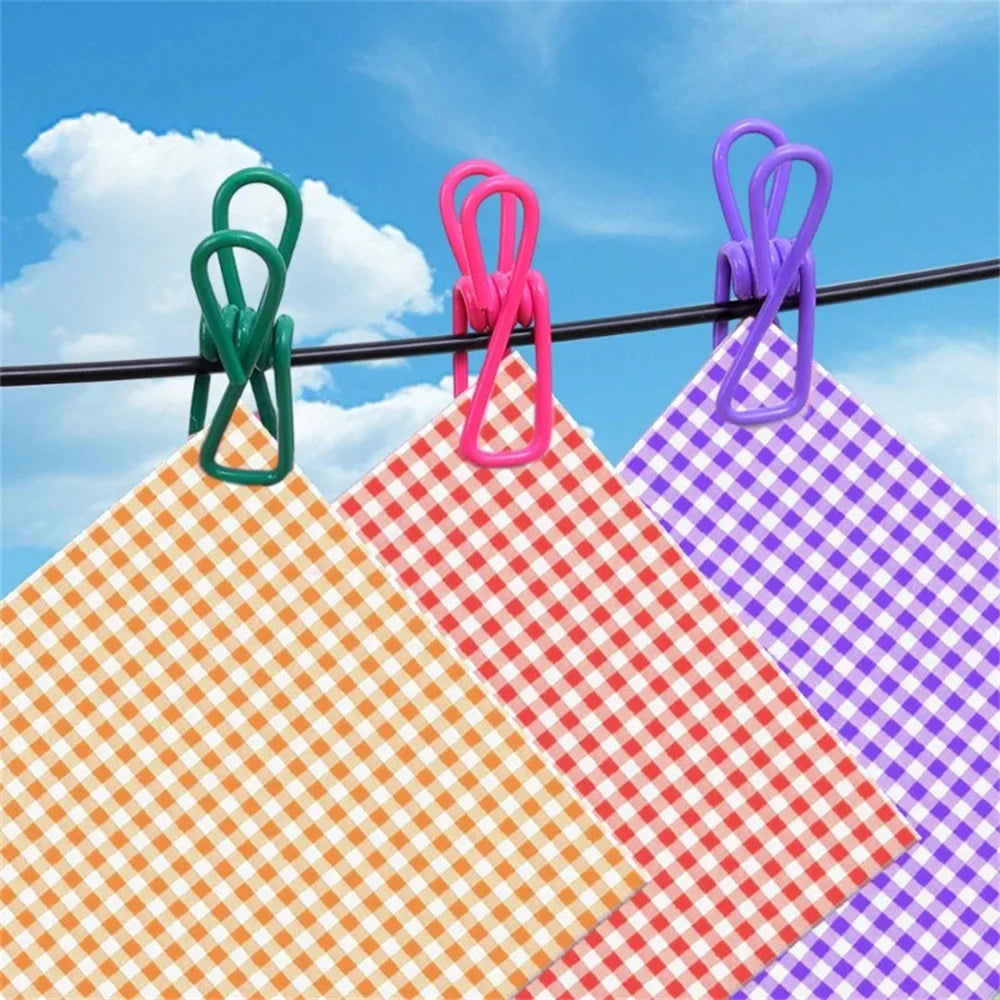 12pcs Durable Multi-Purpose Steel Clips for Sealing Food Bags Chips& More,Easy to Clean detail view