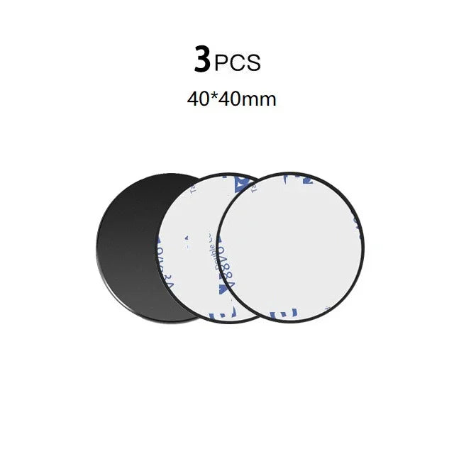 1/3/5Pcs Magnetic Metal Plate For Car Phone Holder Universal Iron Sheet Disk Sticke additional angle