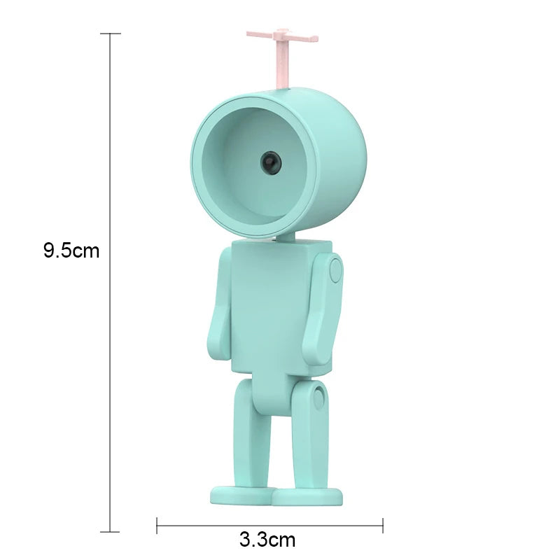 Astronaut LED Night Light | Magnetic Bedside Lamp for Kids close-up view