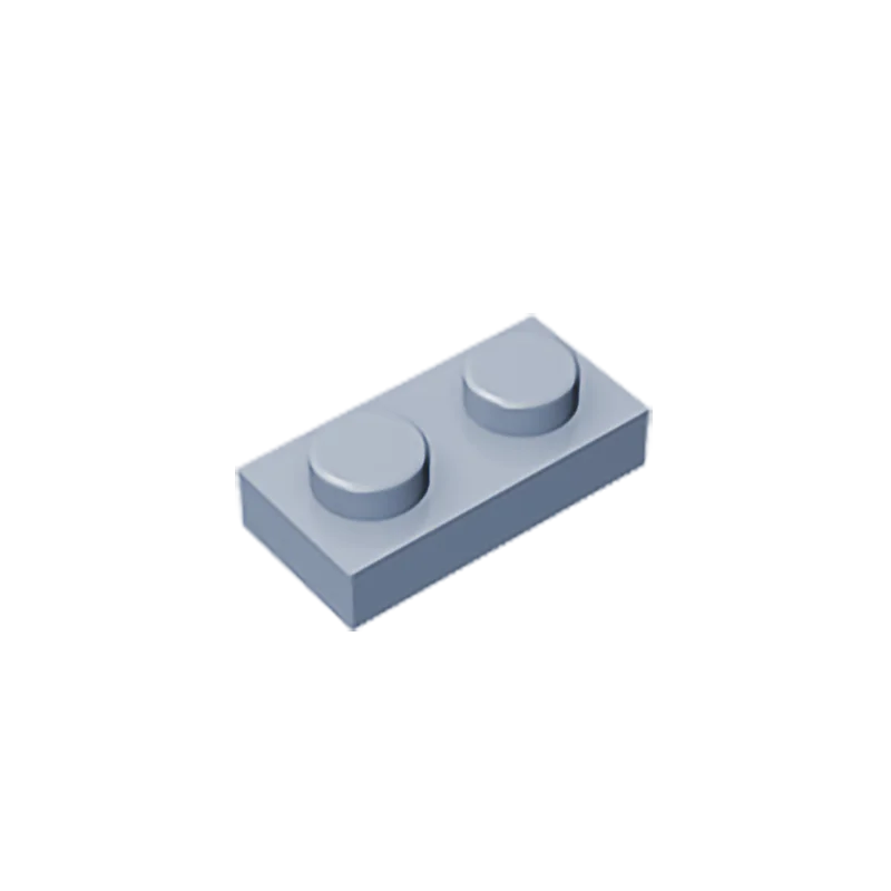 Gobricks Plate 1 x 2 Building Blocks 6225 Pieces | Compatible with Lego 3023 alternate view