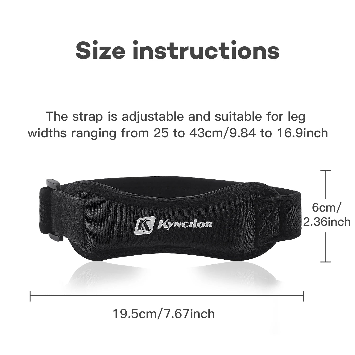 Knee Patellar Tendon Support Sleeve Brace For Basketball additional angle