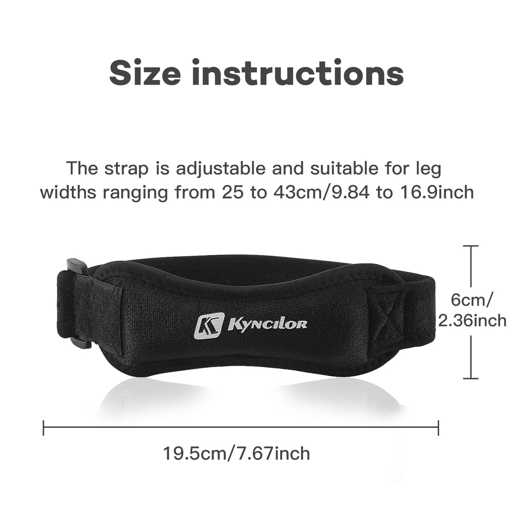 Knee Patellar Tendon Support Sleeve Brace For Basketball additional angle