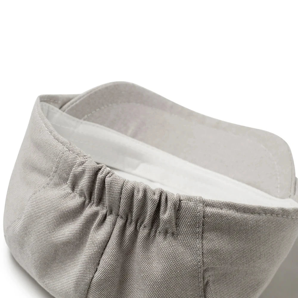 Baby Cotton Beret | Adjustable Solid Hat for Baby Boys close-up view