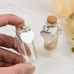 Pet Memorial Bottle For Pet Hair Dogs Cats Fur Keepsake Bottle Storage With 3 Silver Acc detail view