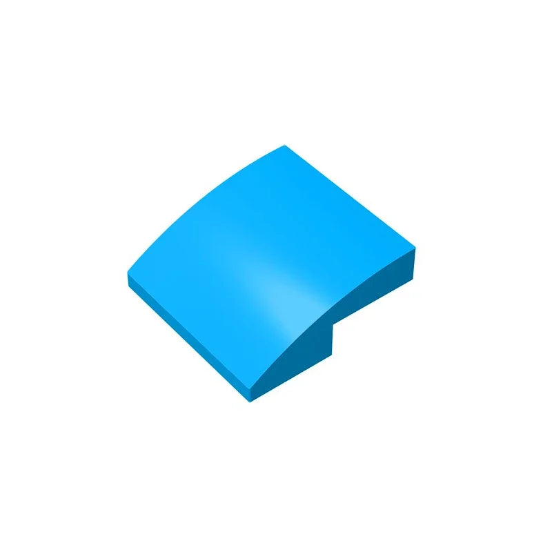 Gobricks GDS-1270 Slope, Curved 2 x 2 Inverted | Compatible with Lego 32803 Building alternate view