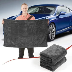 Dark Gray Car Microfiber Towel 60 x 90 cm
