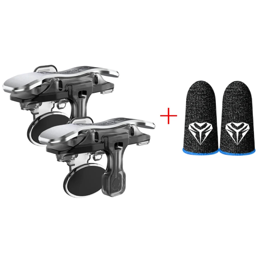 X8 Mobile Game Trigger | 6 Finger Sensitive Shoot Triggers for PUBG & Mobile Gaming alternate view