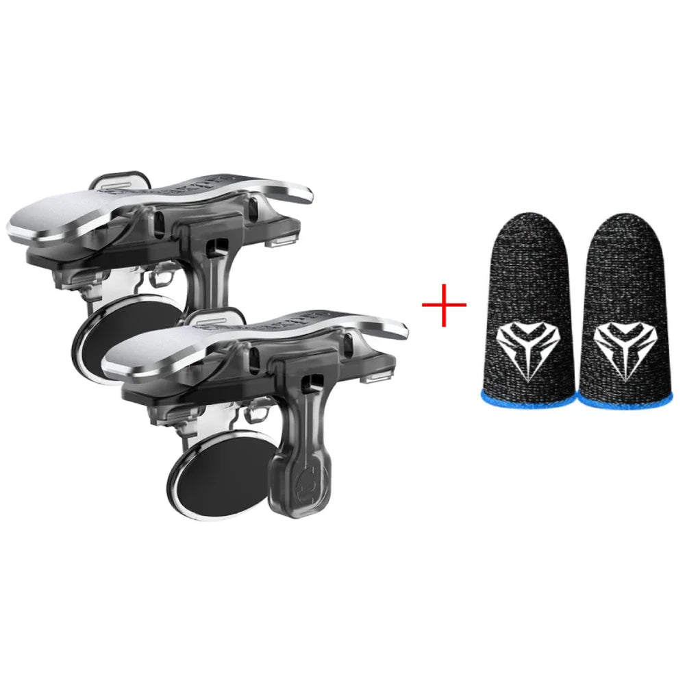 X8 Mobile Game Trigger | 6 Finger Sensitive Shoot Triggers for PUBG & Mobile Gaming alternate view