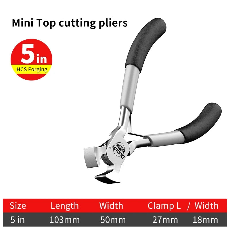 Mini Pliers Set for Jewelry Making | DIY Beading and Craft Tool Kit close-up view