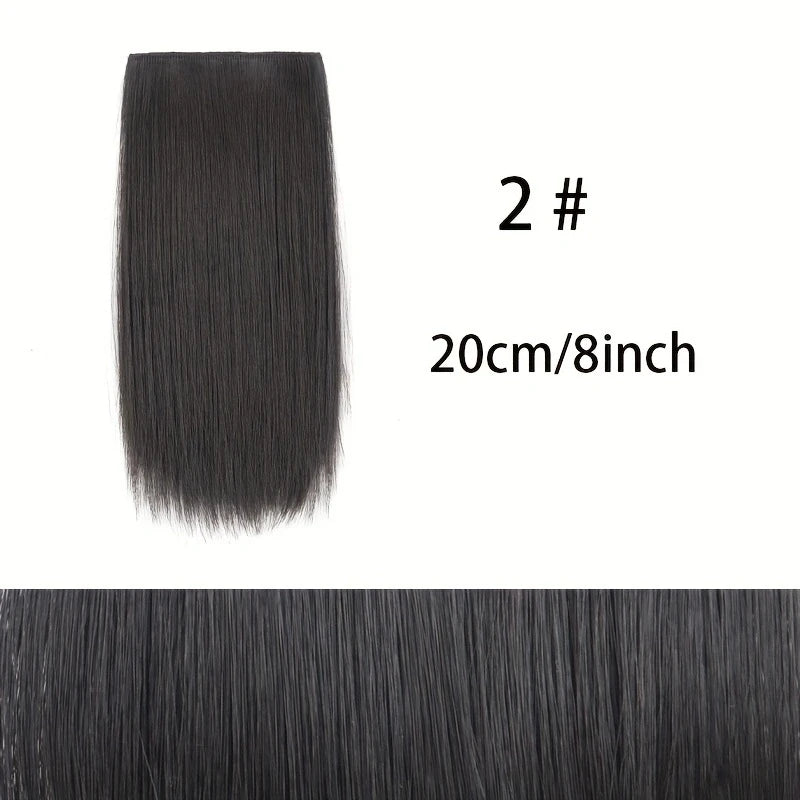 Synthetic Seamless Hair Pads Clip In | Increase Volume Top Hairpiece detail view