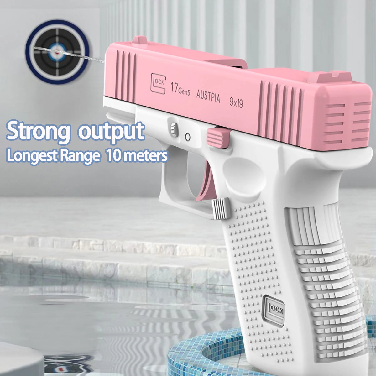 New Summer Water Gun Toys Bursts Pistol High-pressure Strong Charging Water Automatic Water Spray Children Toy Adult