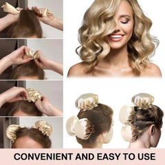 New Heatless Curling Rod Silk Curls No Heat Hair Curler Soft Hair Rollers Sleeping Headb detail view