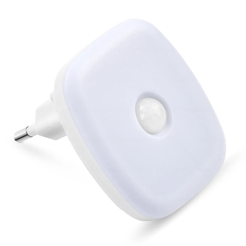 LED Motion Sensor Night Light | Plug-In Automatic Lamp for Hallway Closet additional angle
