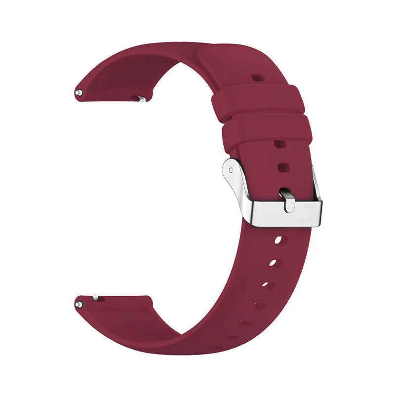 Hot Sell 20MM 22MM Silicone Watch Strap 20/22mm Universal Watchband Wristwatch Band for P22 Smartwatch &Other Watches Bracelet