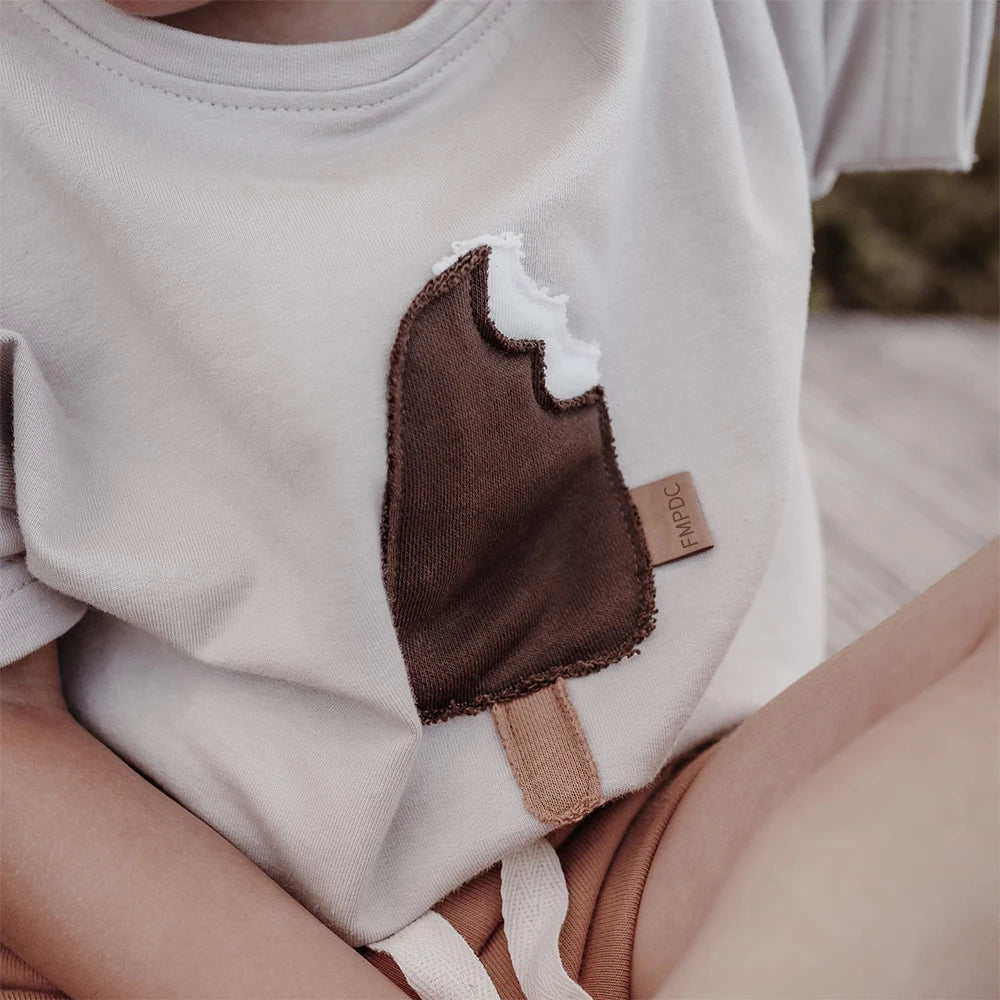 Baby Animal Print Cotton T-Shirt | Short Sleeve Top for Toddlers alternate view