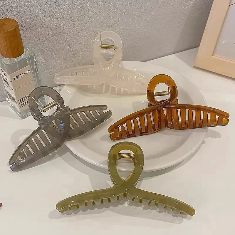 11-13-15cm Large Hair Claw Clip for Women Fashion Acrylic Summer Hairpin Elegant Hair alternate view