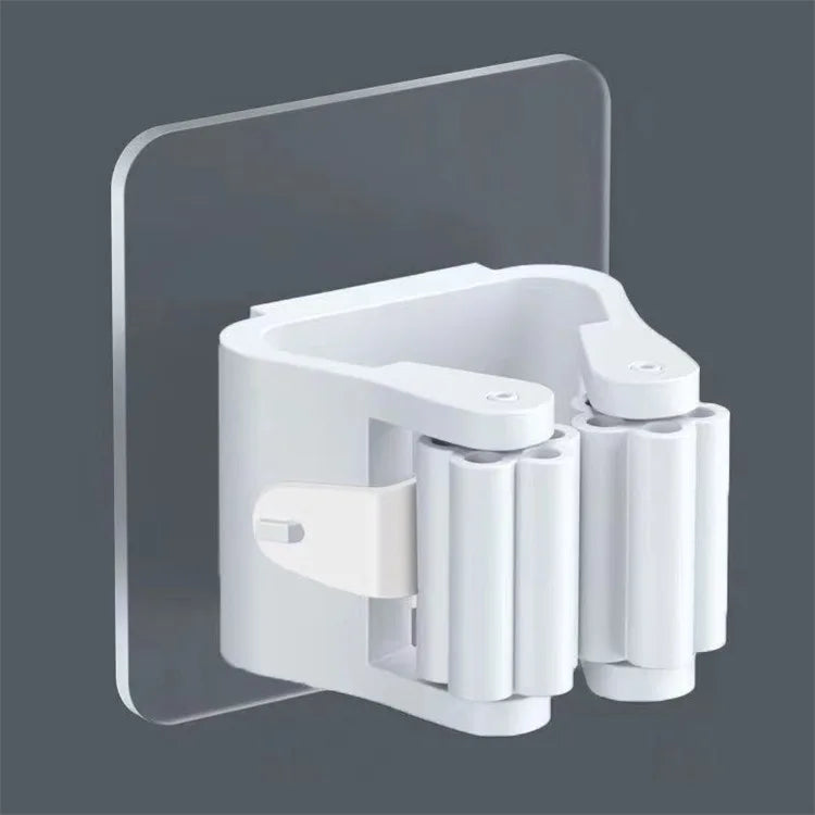 Multi-Purpose Hooks Adhesive Wall Hanging Mop Rack Broom Hanger Hook Kitchen Bathroom Organization Home Organizer Accessories