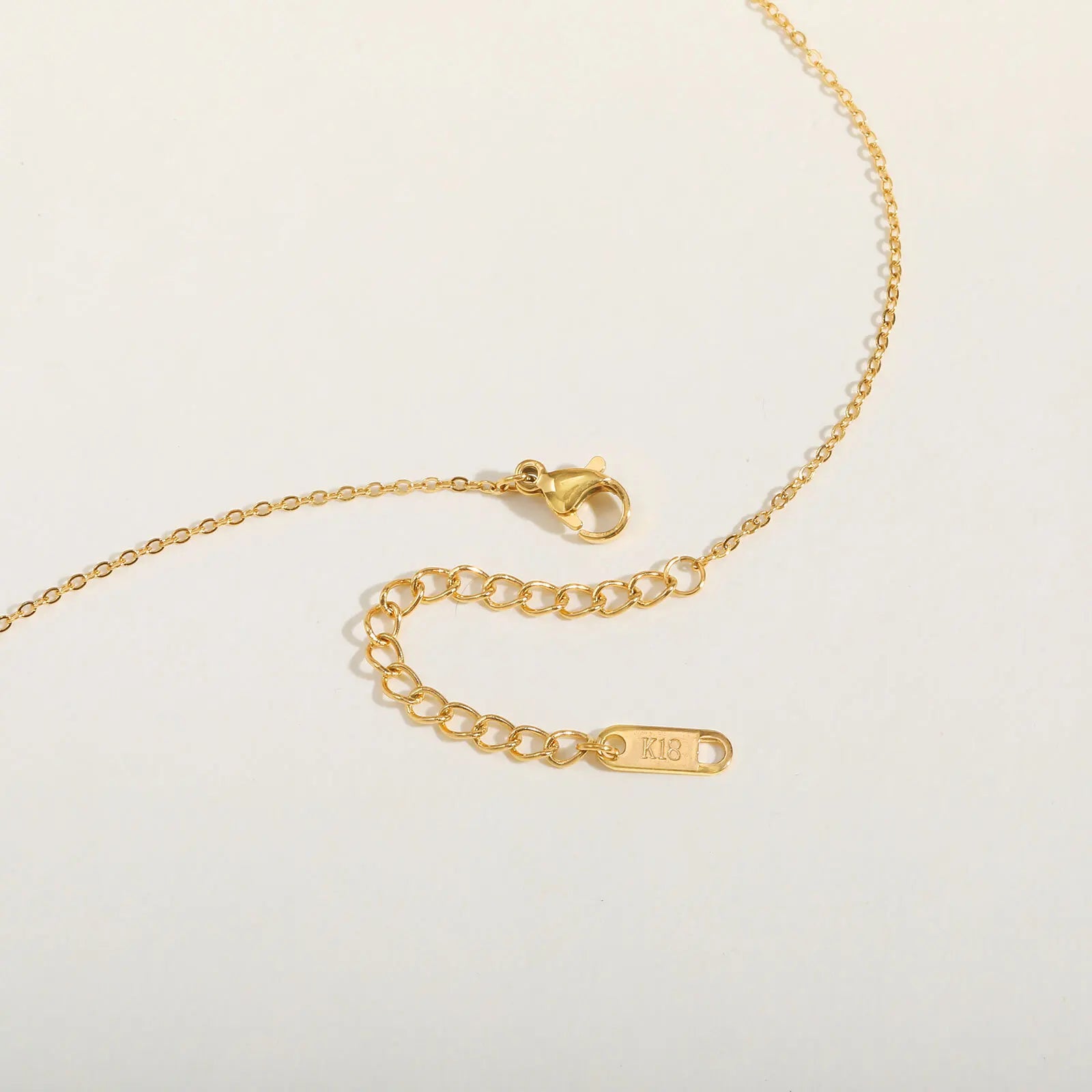 Beaded Long Chain Y Shape Necklace For Women, Minimalist Drop Bar Pendant Choker Neckl close-up view