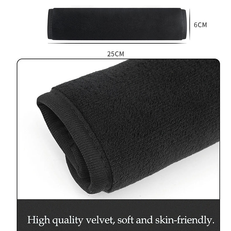 Plush Seat Belt Covers for Adults and Kids, 2-Pack