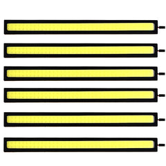 17cm Super Bright COB LED Fog Light Bulb | 12V 6500K Daytime Running Light Strip for Car
