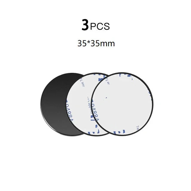 1/3/5Pcs Magnetic Metal Plate For Car Phone Holder Universal Iron Sheet Disk Sticker lifestyle view