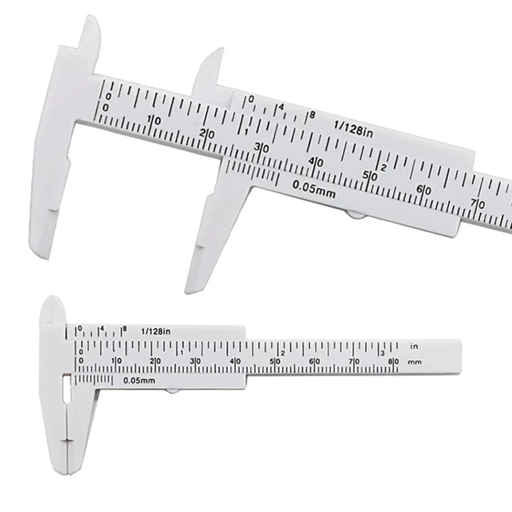 Student Plastic Vernier Caliper 0-80mm | Precision Measuring Tool for Students and DI lifestyle view
