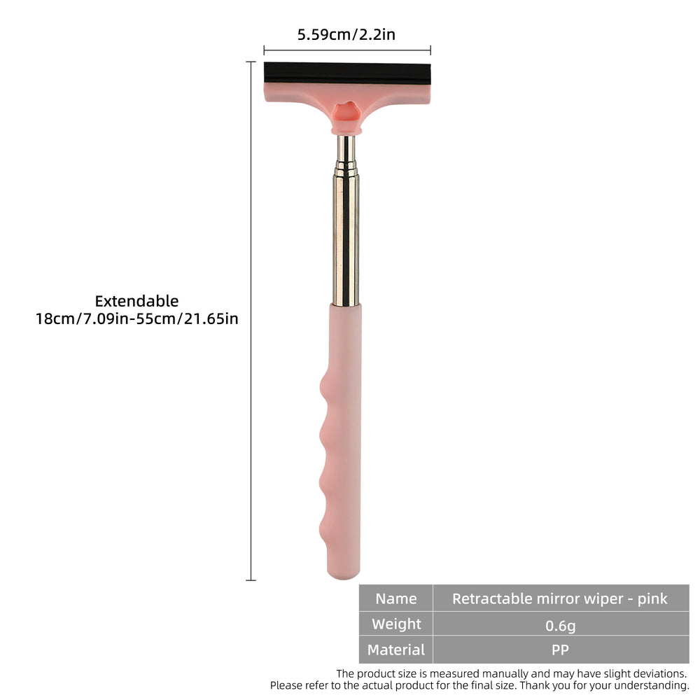 Car rearview mirror wiper, telescopic handle car rearview mirror wiper, car glass cleani detail view