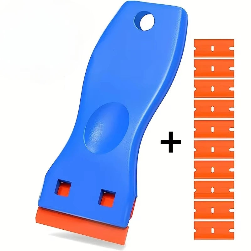 Plastic Razor Blade Scraper Sticker Remover for Glass