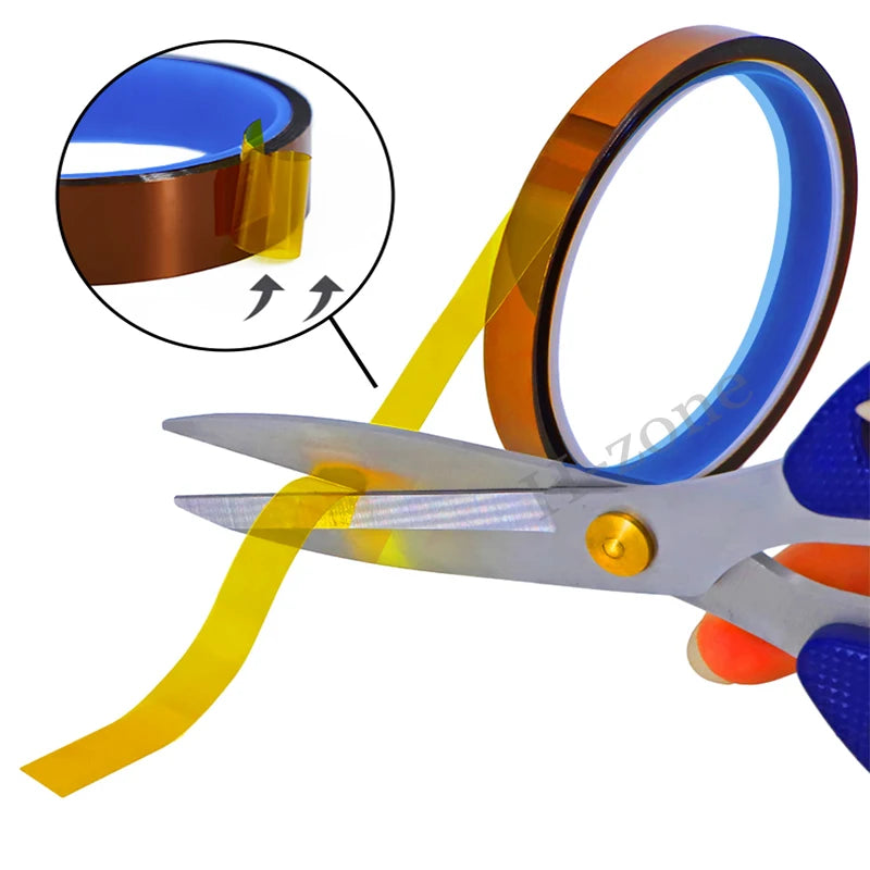 High Temperature Polyimide Tape | 400°C Heat Resistant Insulation Tape for PCB Circuit close-up view