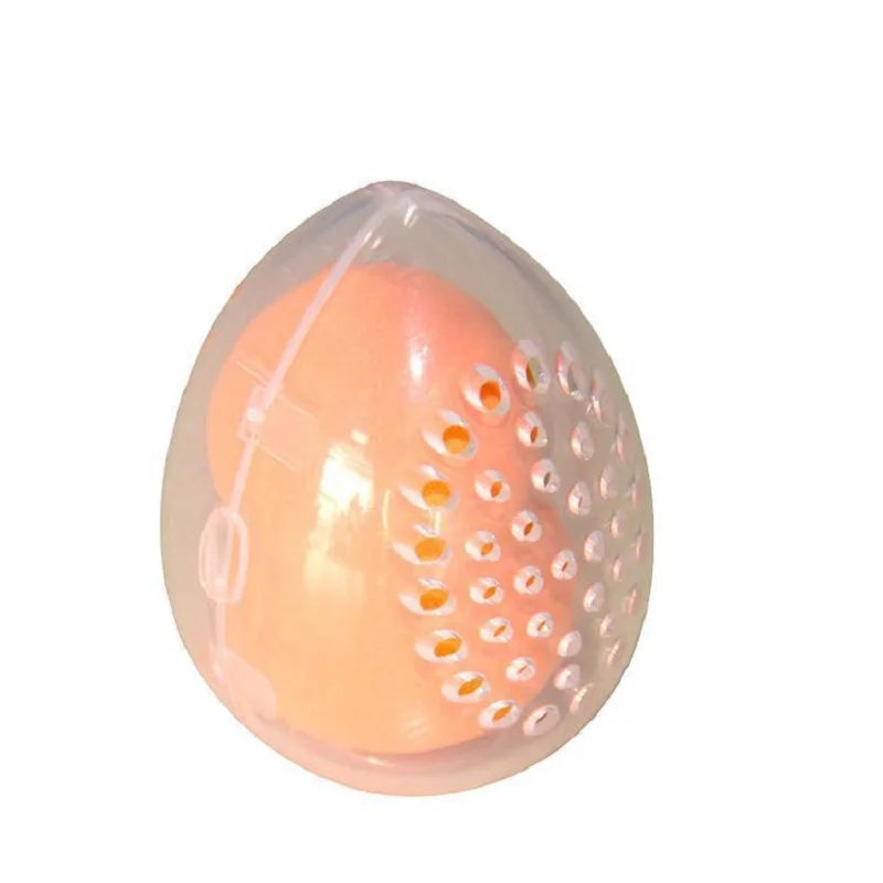 Clear Makeup Sponge Case | Transparent Beauty Blender Holder for Travel additional angle