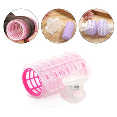 3pcs/pack Air Bangs Curling Roller Hair Rollers Bang Roll Curler Plastic Self-adhesive close-up view