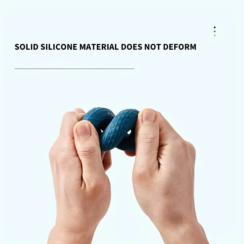 Silicone Hand Grip Ring for Strength Training | Adjustable 20-80LB Carpal Expander lifestyle view