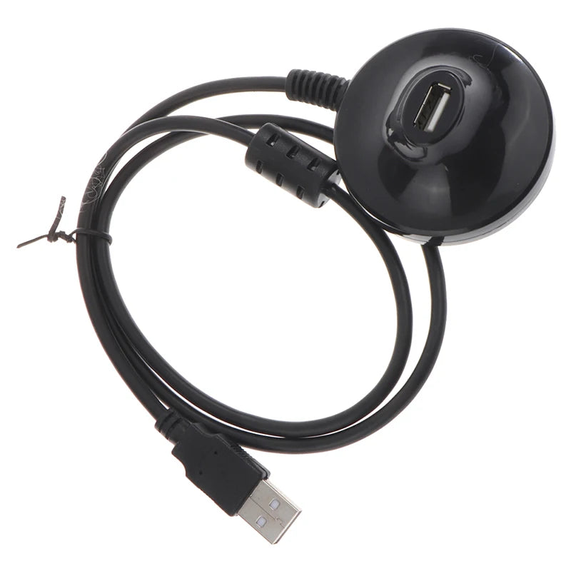 USB 2.0 Extender Cable with Docking Base | Male to Female Adapter for Laptop and Perip close-up view
