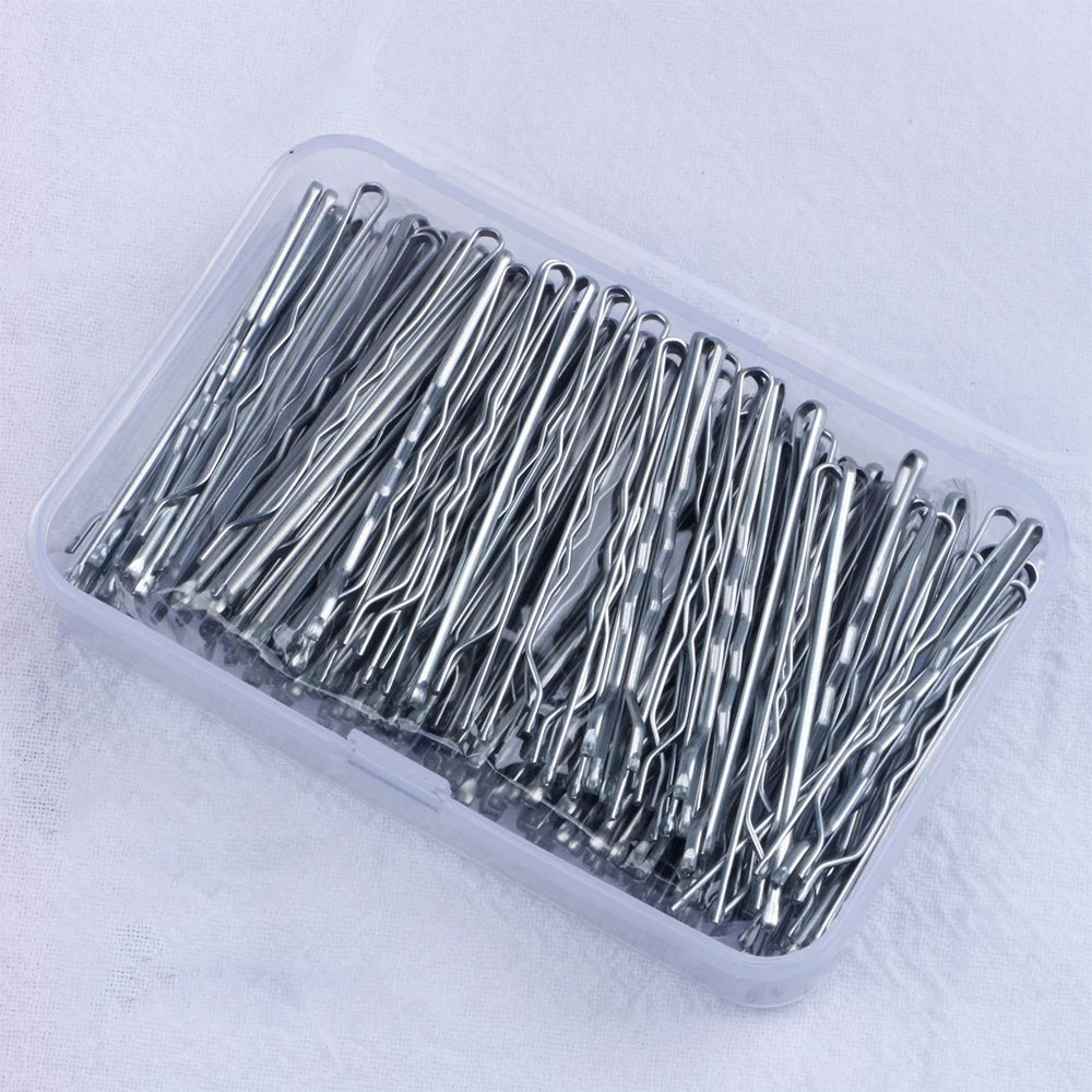 ‌Women's Bobby Pins 100PCS - Classic Solid Hair Clips for Everyday Use, Boxed Hair Ac alternate view