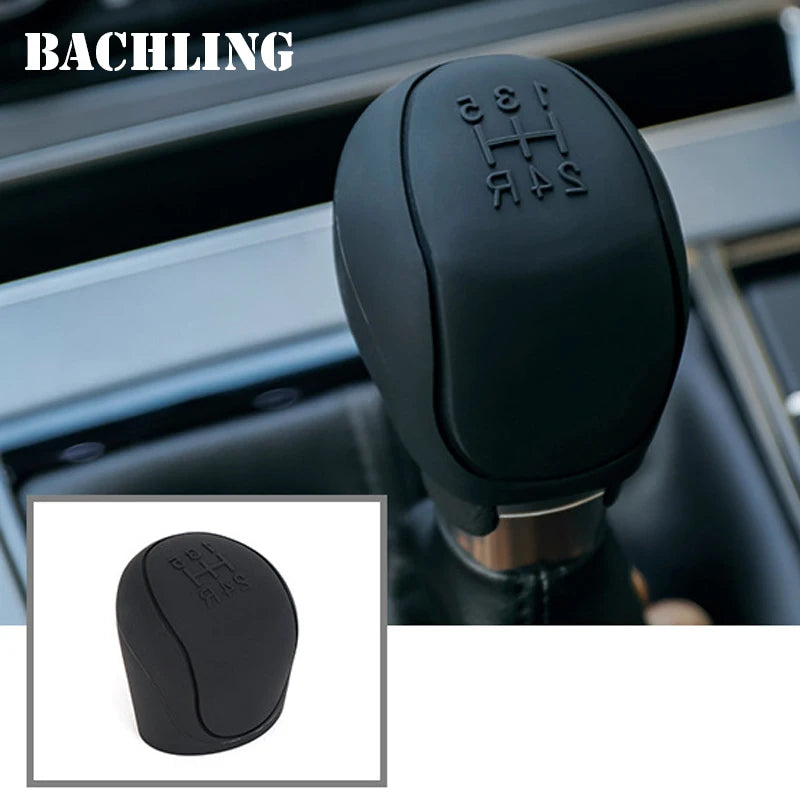 1PC Manual 5/6-speed Car Interior Accessories Car Silicone Gear Shift Knob Cover Shif alternate view