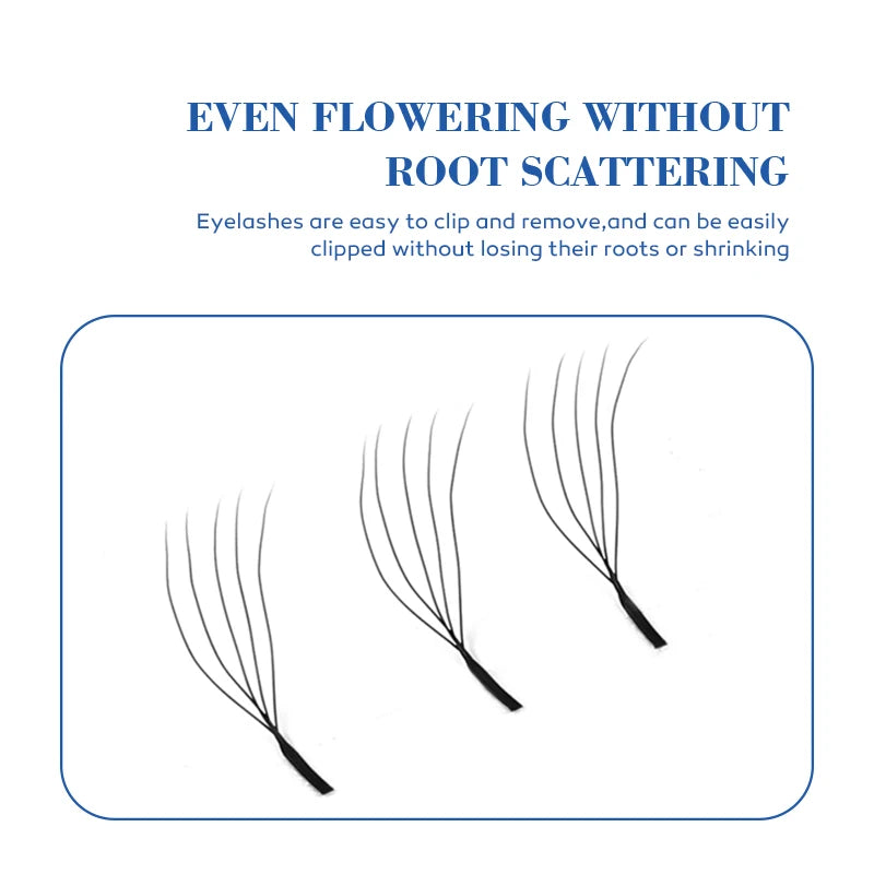 DeceMars U-Shaped 5D Eyelash Extensions | 12 Lines Per Tray lifestyle view