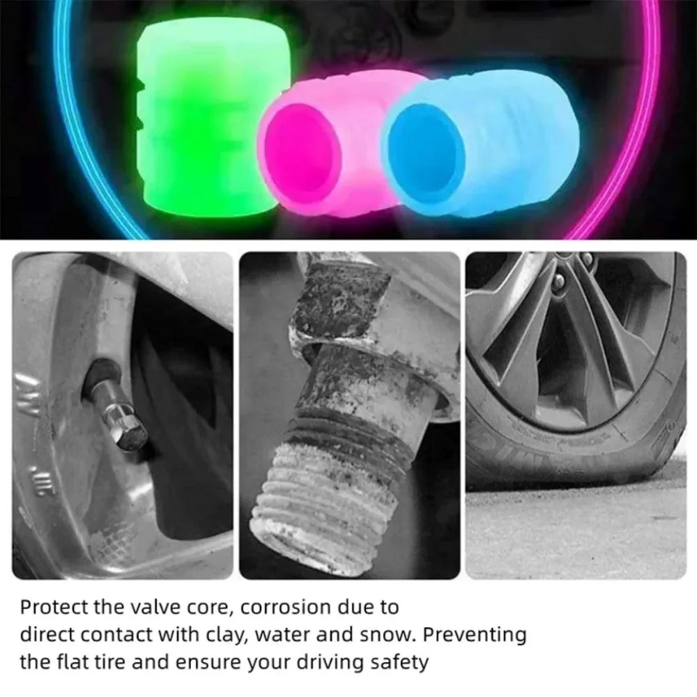 Luminous Valve Stem Caps 20 Pc detail view