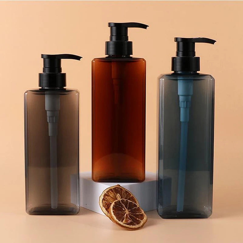 Square Soap Dispenser | Refillable 400/500ml Bathroom Pump Bottle alternate view