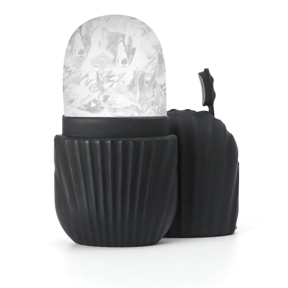 Ice Face Roller and Gua Sha Set | Stainless Steel Facial Massage Tools detail view